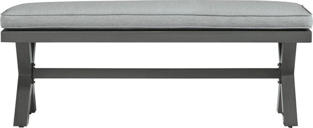 Signature Design by Ashley® Elite Park Gray Outdoor Bench-1