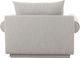 Moe's Home Collection Rosello Light Grey Arm Chair-4