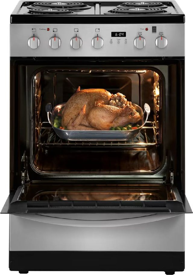 Frigidaire® 24" Stainless Steel Freestanding Electric Range-4