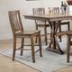 Winners Only® Carmel Rustic Brown Rake Bar Stool-1