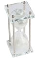 A & B Home Silver/Clear 15-Minute Hourglass-2