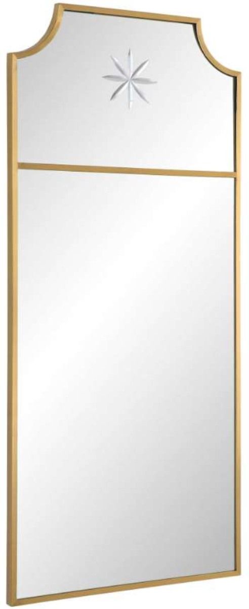 Uttermost® Caddington Brass Tall Mirror-3