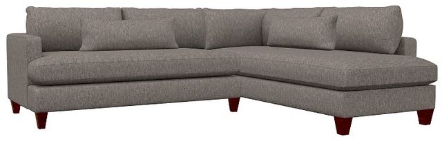La-Z-Boy® Emric 2-Piece Onyx Right Arm Facing Chaise Sectional-0