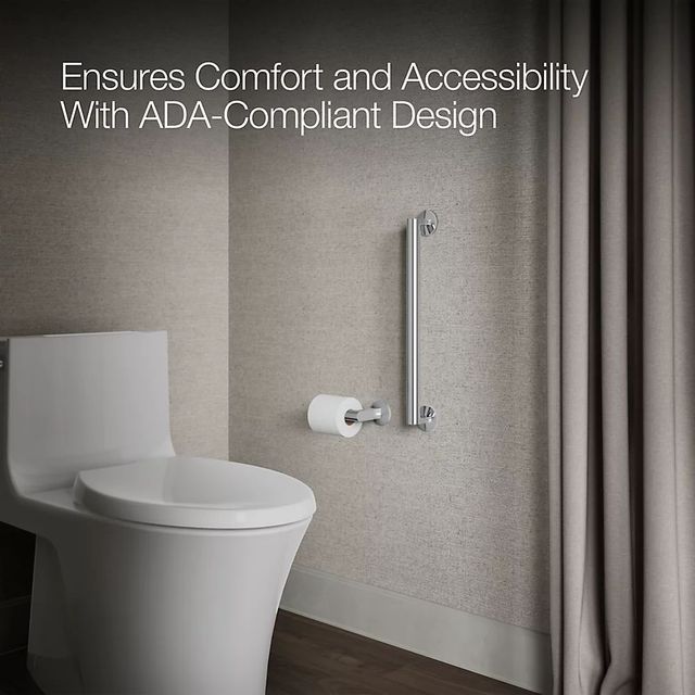 KOHLER® Components™ Polished Chrome 18" Grab Bar-3