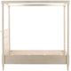 Dovetail Furniture Marcellina Whitewash King Poster Bed-3
