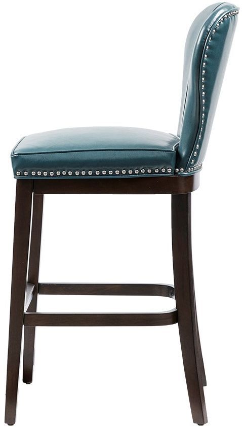 Olliix by Madison Park Blue/Brown Hilton Counter Stool-2