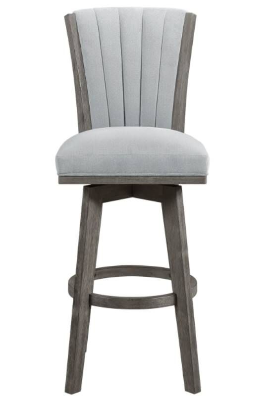 Chaise pivotante de hauteur pub Corvallis de Mazin Furniture - Gris-0