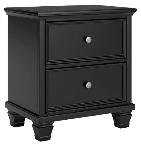 Signature Design by Ashley® Lanolee 4-Piece Black Twin Panel Bedroom Set-3