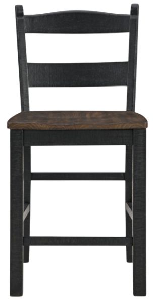 Signature Design by Ashley® Valebeck Black/Brown Bar Stool-1