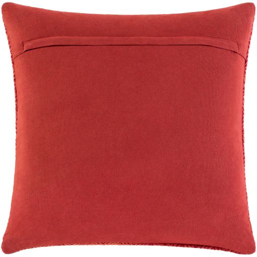 Surya Camilla Dark Coral 20"x20" Toss Pillow with Down Insert-3