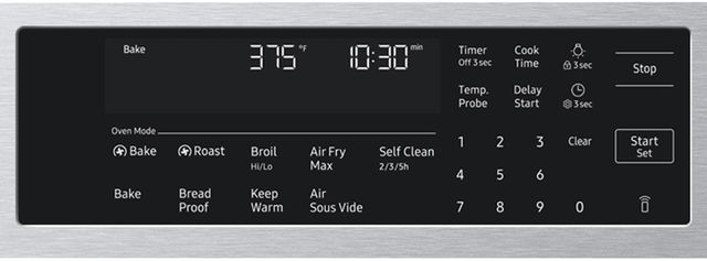 Samsung Bespoke 30" Stainless Steel Smart Slide-In Gas Range with Illuminated Precision Knobs-4