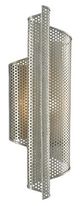 Currey & Company Penfold Contemporary Silver Leaf/Painted Contemporary Silver Left Wall Sconce-0