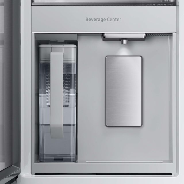 Samsung Bespoke 36 In. 28.8 Cu. Ft. White Glass French Door Refrigerator-3
