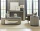 Hooker® Furniture Melange Gray Crocodile Coffee Table-1