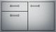  Delta Heat 36" Stainless Steel Door and Drawer Combo -0