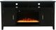 Jofran Inc. Urban Icon Black Electric Fireplace Media Console with Crystal Display-2