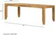 A & B Home Natural Dining Table-3