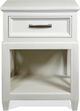 Riverside Furniture Osborne Winter White 1-Drawer Nightstand-0