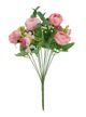 A & B Home Pink Faux Camellia Bush -4