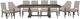 Liberty Furniture Westfield 9-Piece Havana Brown/Sand Trestle Dining Set-0