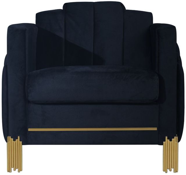 New Classic® Home Furnishings Empire Midnight Black Chair-2