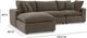 TOV Furniture Cali 4-Piece Chocolate Brown Modular Sectional-2