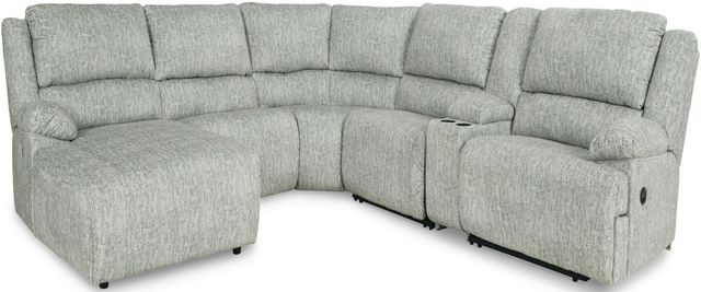 Signature Design by Ashley® McClelland 6-Piece Gray Reclining Left-Arm Facing Sectional and Chaise-0