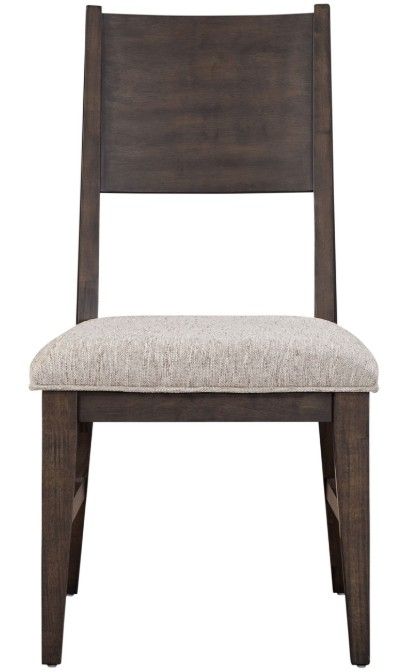 Steve Silver Co. Norvell Dark Espresso/Oatmeal Side Chair-1