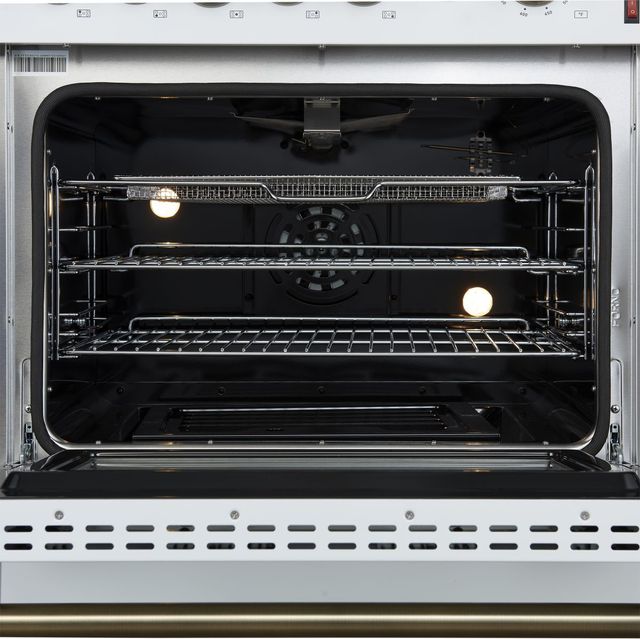 FORNO® Giovanni Series Alta Qualita 30" White Pro Style Gas Range-4
