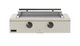 Caliber™ Rockwell Social 42" Antique White Built-In Liquid Propane Outdoor Griddle with Pewter Hardware-0
