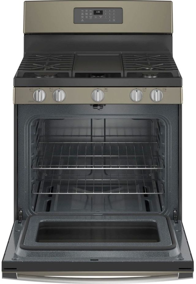 GE® 30" Slate Free Standing Natural Gas Range-1