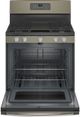 GE® 30" Slate Free Standing Natural Gas Range-1