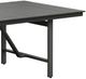 Intercon Navarro Mocha Aluminum Outdoor Trestle Dining Table-2