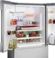 Bosch® 100 Series 36" 21.6 Cu. Ft. Anti-Fingerprint Stainless Steel Counter Depth French Door Refrigerator-1