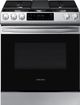 Samsung 30" Fingerprint Resistant Stainless Steel Front Control Slide-In Gas Range-0