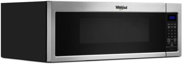 Whirlpool® 1.1 Cu. Ft. Stainless Steel Low Profile Over The Range Microwave-4