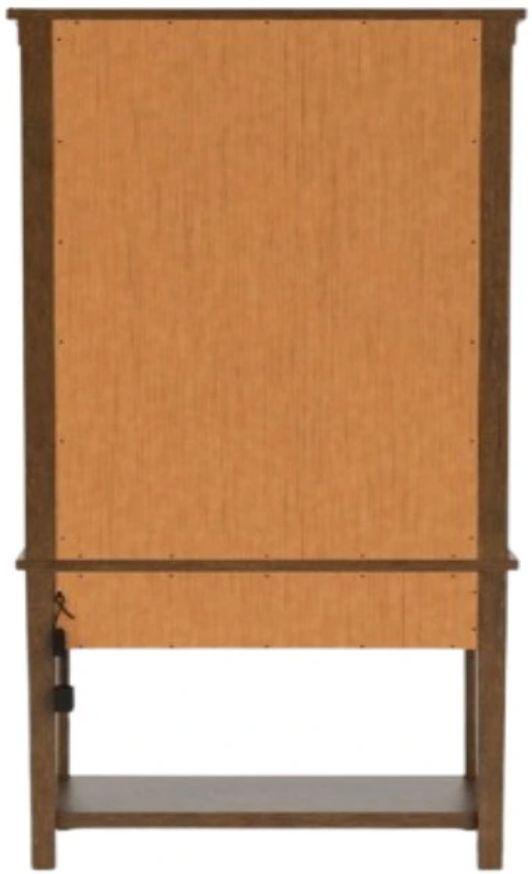 Riverside Furniture Calhoun Whiskey Oak Bookcase-4