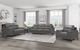 Homelegance® Mischa Dark Gray Loveseat-3