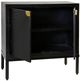 Stylecraft Ebony and Gold Console Cabinet-1
