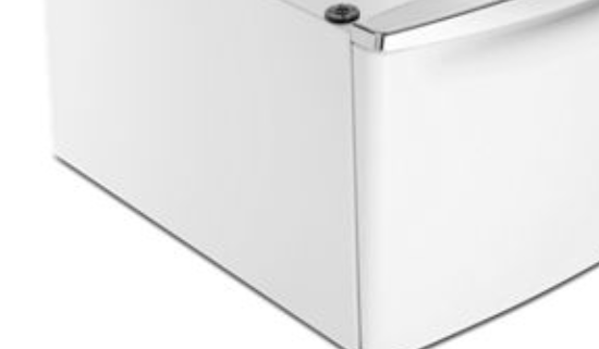 Maytag® 15.5" White Laundry Pedestal with Storage-1