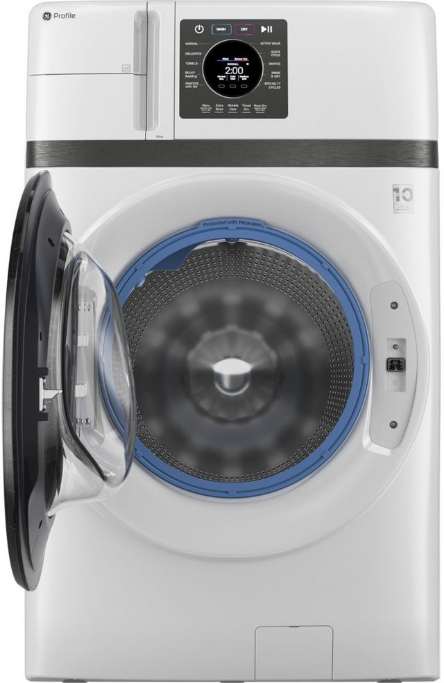 GE Profile™ 4.6 Cu. Ft. White Washer Dryer Combo-1