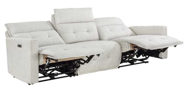 Homelegance® Salida 3-Piece White Power Double Reclining Sectional with Power Headrests-4