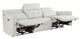 Homelegance® Salida 3-Piece White Power Double Reclining Sectional with Power Headrests-4