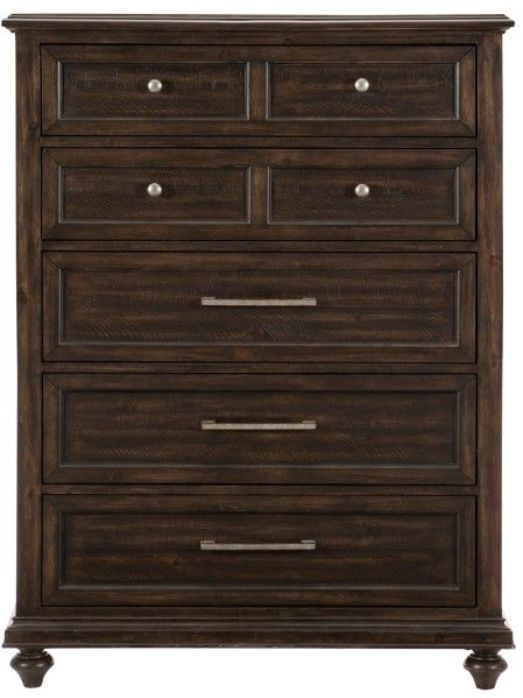 Mazin Furniture Cardano Driftwood Charcoal Chest-1