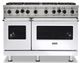Viking® 5 Series 48" White Freestanding Natural Gas Range-0
