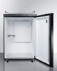 Summit® 5.6 Cu. Ft. Black Beer Cooler/Kegerator-1