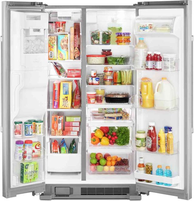 Maytag® 24.5 Cu. Ft. FingerPrint Resistant Stainless Steel Side-by-Side Refrigerator-8