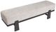 Magnussen Home® Tauren Coffee Bean Brown/Beige Bench-2