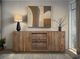 International Furniture Direct Balam Stained Brown TV Stand-1