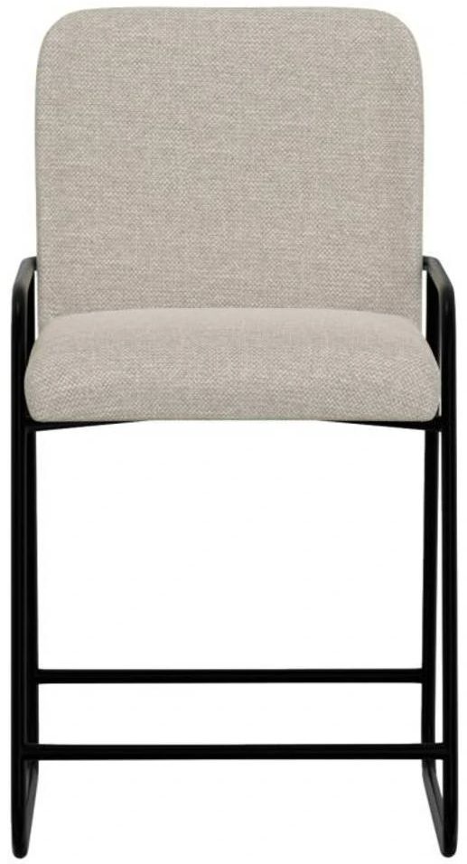 International Furniture Direct Seating Beige/Black Bar Stool-2